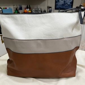 Fossil Tri-Tone Shoulder Bag